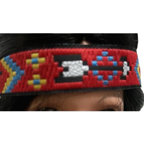 Indian Princess Porcelain Doll Head Signed Plaque - Picture 9 of 10